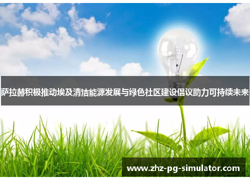 萨拉赫积极推动埃及清洁能源发展与绿色社区建设倡议助力可持续未来